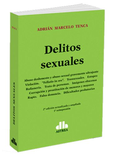 Delitos Sexuales Librer A Juridica Legales Libros De Derecho